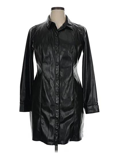 Pre-owned Open Edit Raincoat In Black
