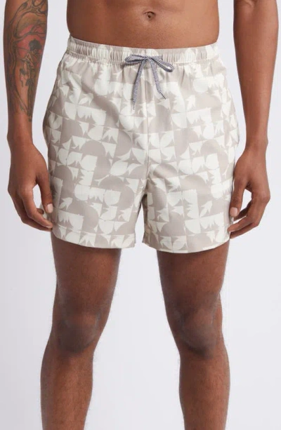 Open Edit Recycled Volley Swim Trunks In White