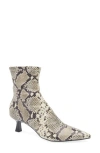 Open Edit Rhila Bootie In Black-white Snake