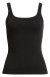 Open Edit Rib Camisole In Black