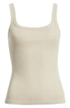 Open Edit Rib Tank In Neutral