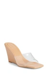 Open Edit Rowan Wedge Slide Sandal In Blush Sandstone
