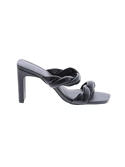 Pre-owned Open Edit Sandals In Gray