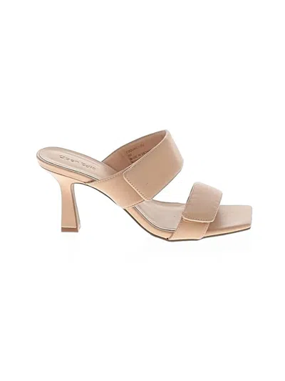 Pre-owned Open Edit Sandals In Tan