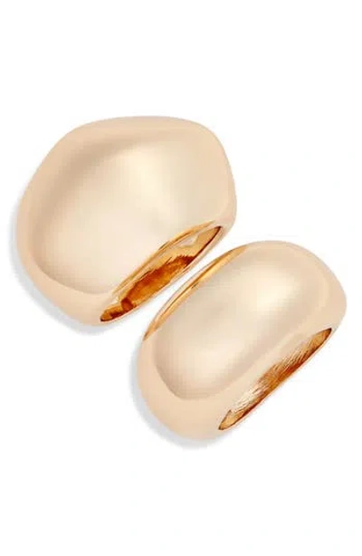 OPEN EDIT OPEN EDIT SET OF 2 GEOMETRIC DOME RINGS