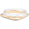 Open Edit Set Of 2 Resin Bangle Bracelets