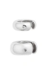 Open Edit Set Of Jumbo Ear Cuffs In Silver
