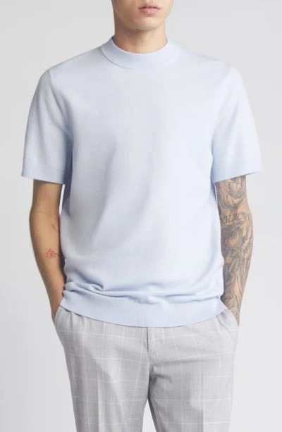 Open Edit Short Sleeve Jumper In Blue Xenon