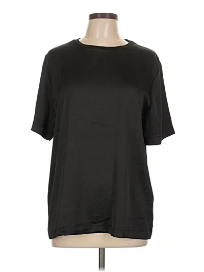 Pre-owned Open Edit Short Sleeve T-shirt In Black
