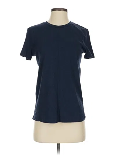 Pre-owned Open Edit Short Sleeve T-shirt In Blue