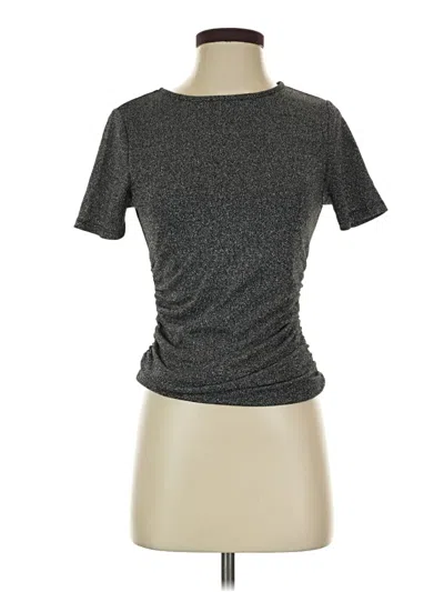 Pre-owned Open Edit Short Sleeve T-shirt In Gray
