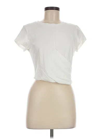 Pre-owned Open Edit Short Sleeve T-shirt In Ivory