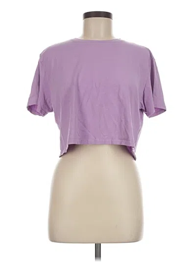Pre-owned Open Edit Short Sleeve T-shirt In Purple