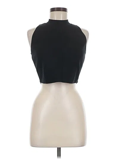 Pre-owned Open Edit Sleeveless Blouse In Black