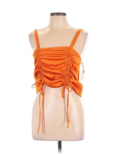Pre-owned Open Edit Sleeveless Blouse In Orange