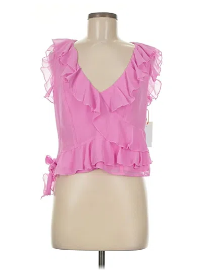 Open Edit Sleeveless Blouse In Pink