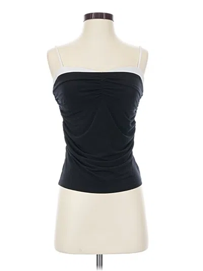 Pre-owned Open Edit Sleeveless Top Black Strapless Neckline Tops