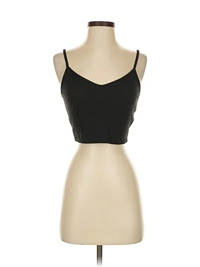 Pre-owned Open Edit Sleeveless Top Black Sweetheart Neckline Tops
