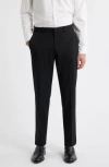 Open Edit Slim Fit Solid Flat Front Stretch Suit Pants In Multi