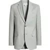 Open Edit Slim Fit Solid Linen Blend Sport Coat In Green