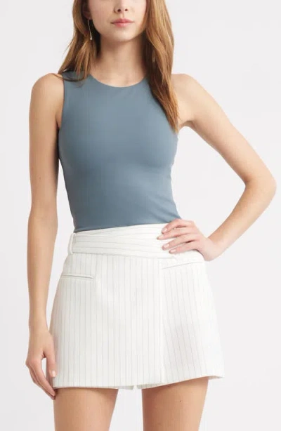 Open Edit Smooth Edit Crewneck Tank In Blue Weather