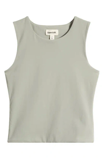 Open Edit Smooth Edit Crewneck Tank In Green