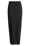 Open Edit Smooth Edit Maxi Skirt In Black