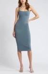 Open Edit Smooth Edit Strappy Midi Slipdress