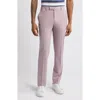 Open Edit Solid Extra Trim Wool Blend Trousers In Purple Puff