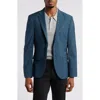 Open Edit Solid Slim Fit Wool Blend Sport Coat
