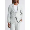 Open Edit Solid Extra Trim Wool Blend Sport Coat In Green Silicate