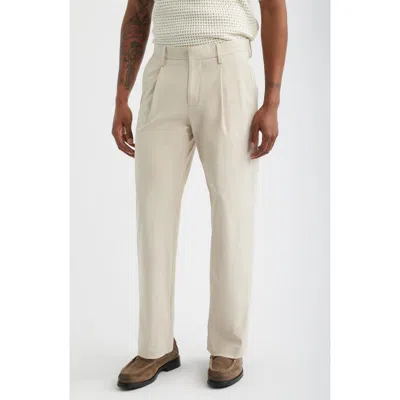 Open Edit Straight Leg Pants In Burgundy