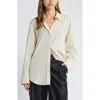 Open Edit Stripe Button-up Shirt
