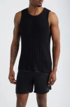 Open Edit Sweater Tank In Black