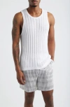 Open Edit Sweater Tank In White