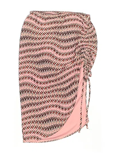 Pre-owned Open Edit Swimsuit Cover Up In Pink