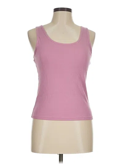 Pre-owned Open Edit Tank Top Pink Strapless Neckline Tops