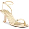 Open Edit Taytum Ankle Strap Sandal In Gold