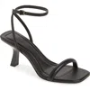Open Edit Taytum Ankle Strap Sandal In Black