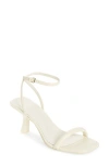 Open Edit Taytum Ankle Strap Sandal In Ivory Egret