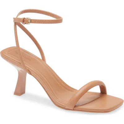 Open Edit Taytum Ankle Strap Sandal In Tan Cashew