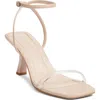 Open Edit Taytum Ankle Strap Sandal In Tan Cream - Clear