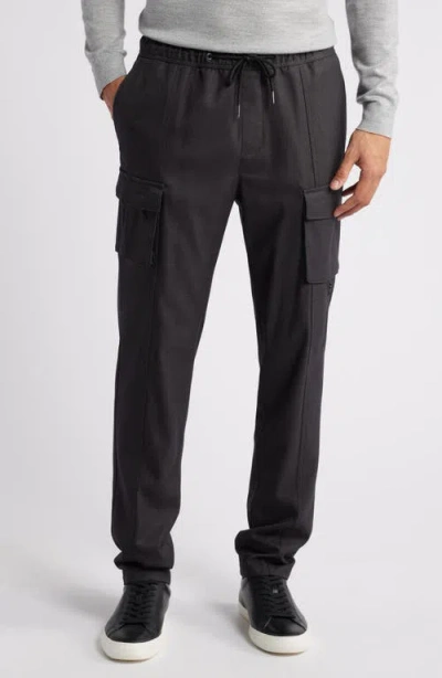 Open Edit Tech Cargo Pants In Dark Grey Charcoal Heather