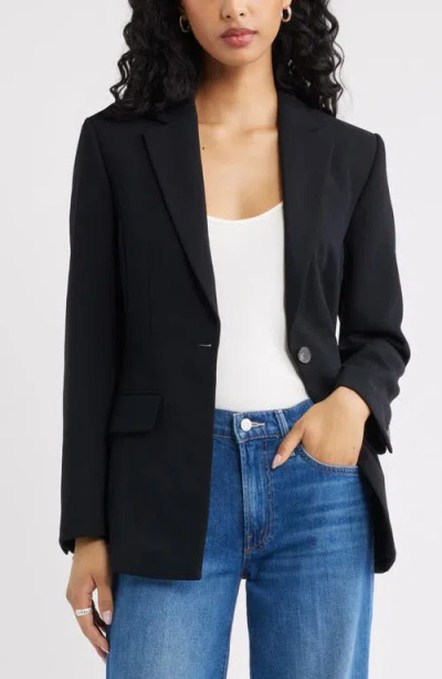 Open Edit The Curator Fitted Blazer In Black