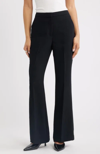 Open Edit The Curator Flare Leg Trouser In Black