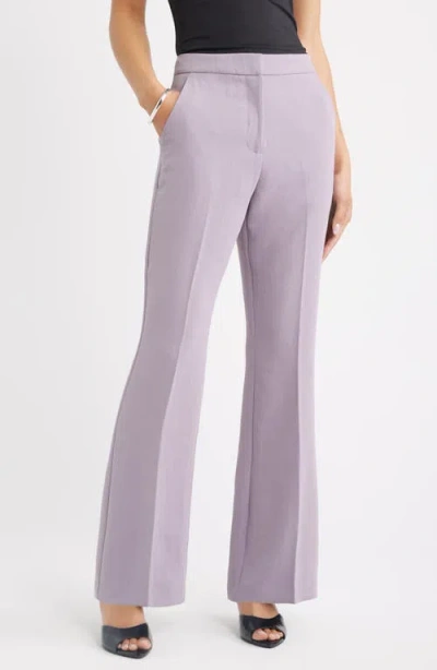Open Edit The Curator Flare Leg Trouser In Purple