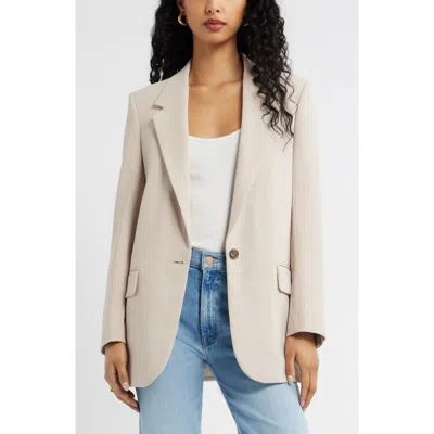 Open Edit The Curator Relaxed Blazer In Neutral