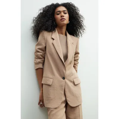 Open Edit The Curator Relaxed Blazer In Neutral