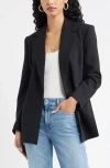 Open Edit The Icon Double Breasted Blazer In Black