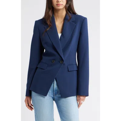 Open Edit The Icon Hourglass Blazer In Navy Iris